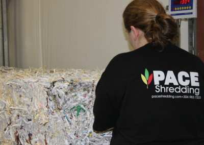 PACE Shredding recycles all documents.